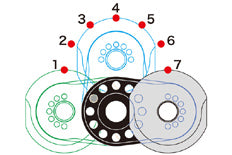 Repose pied réglable TAKEGAWA - Honda MSX & Monkey 125
