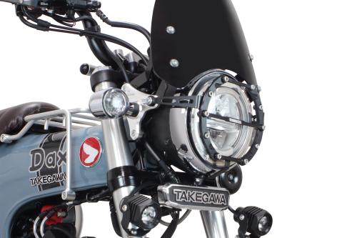 Protège-phare (CNC, Noir) - TAKEGAWA - Honda Monkey / Dax