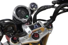 Upper Pontet with its Takegawa LED Thermometer - Honda Monkey JB02