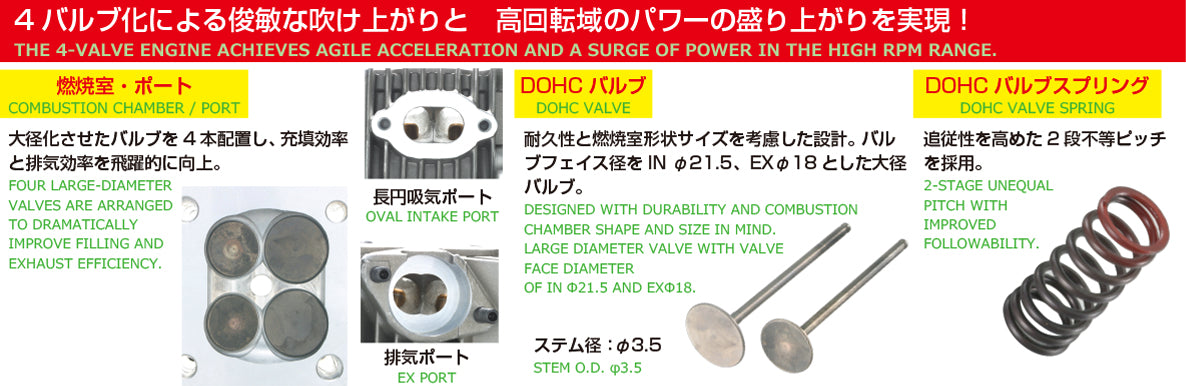 طقم محرك عالي 88cc Trail Bike