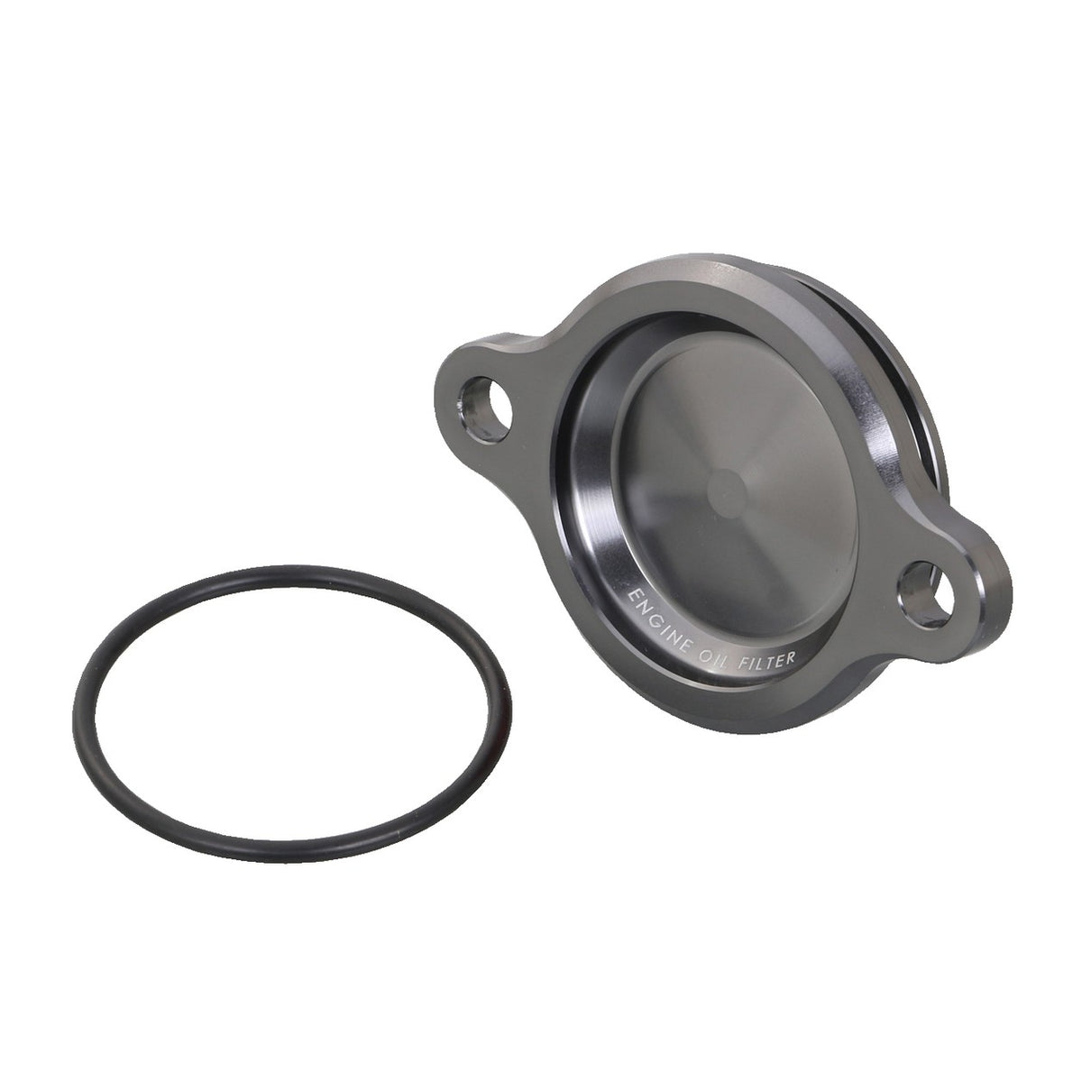 Couvercle de filtre à huile alu CNC — Kitaco — Honda Monkey 125 JB03 / JB05, Dax 125 JB04 / JB06 & Grom JC92 (390-1001050)