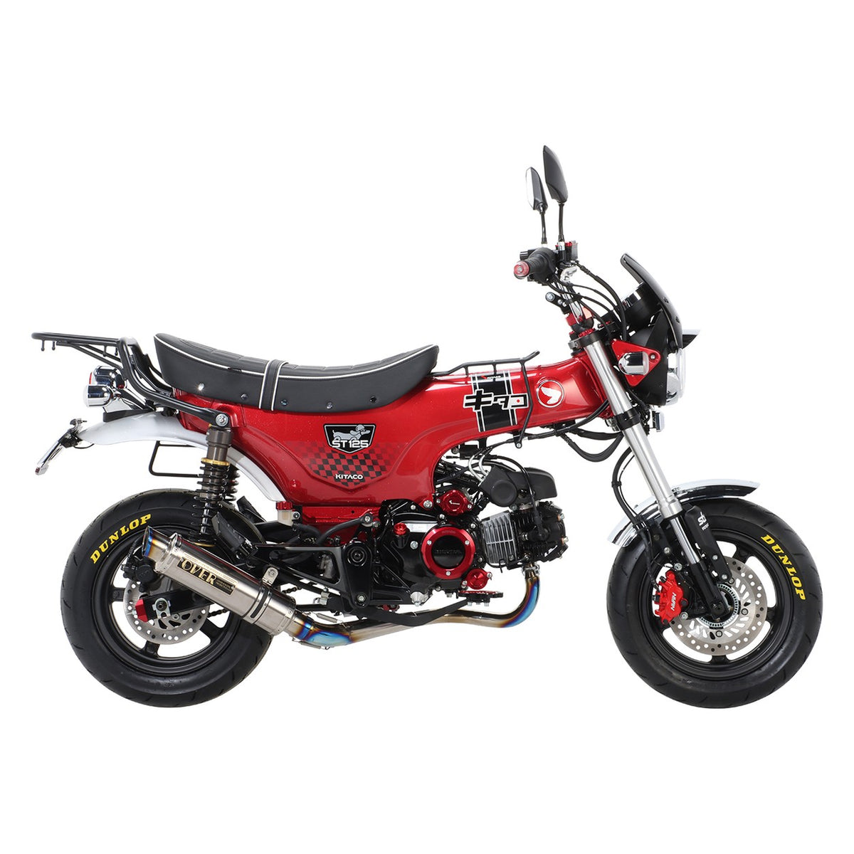 Support de plaque court — Kitaco — Honda Dax 125 JB-04 / JB-06 (691-1320000)