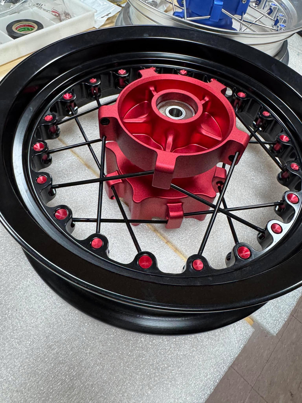 Paire de jantes à rayon DOUBRO - CNC