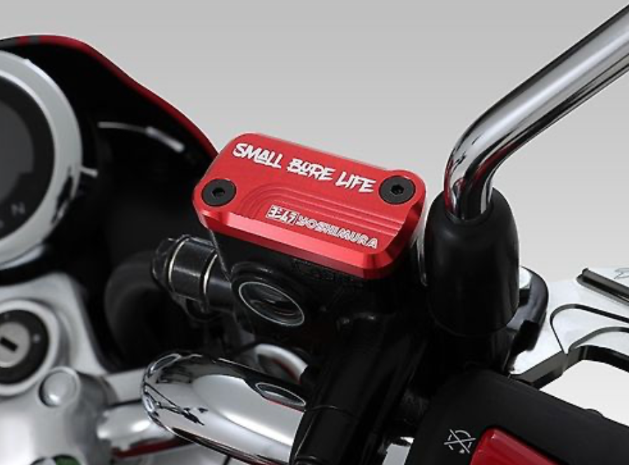 Pontet superiore con il suo termometro a LED Takegawa - Monkey Honda JB02