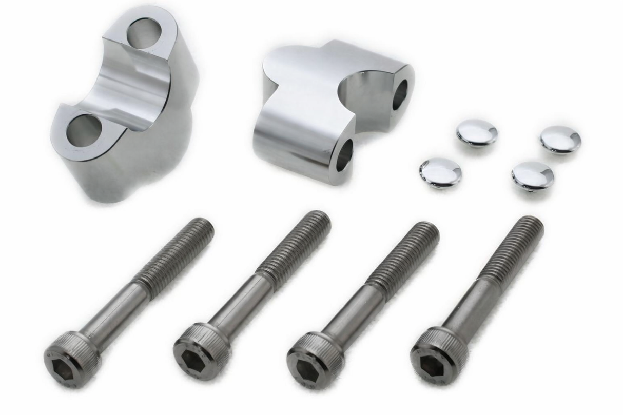 Kit réhausse de guidon + 25 mm