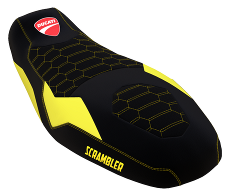 Ducati Scrambler800 noir et jaune