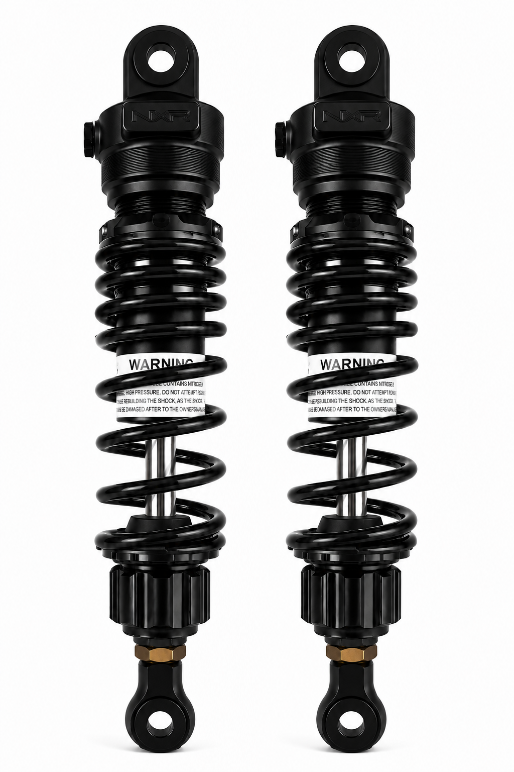 Paire d'amortisseurs arrière réglables NXR RS1 Low Rider 280 mm — Honda Monkey 125 (JB02/JB03/JB05) & Dax 125 (JB04/JB06)