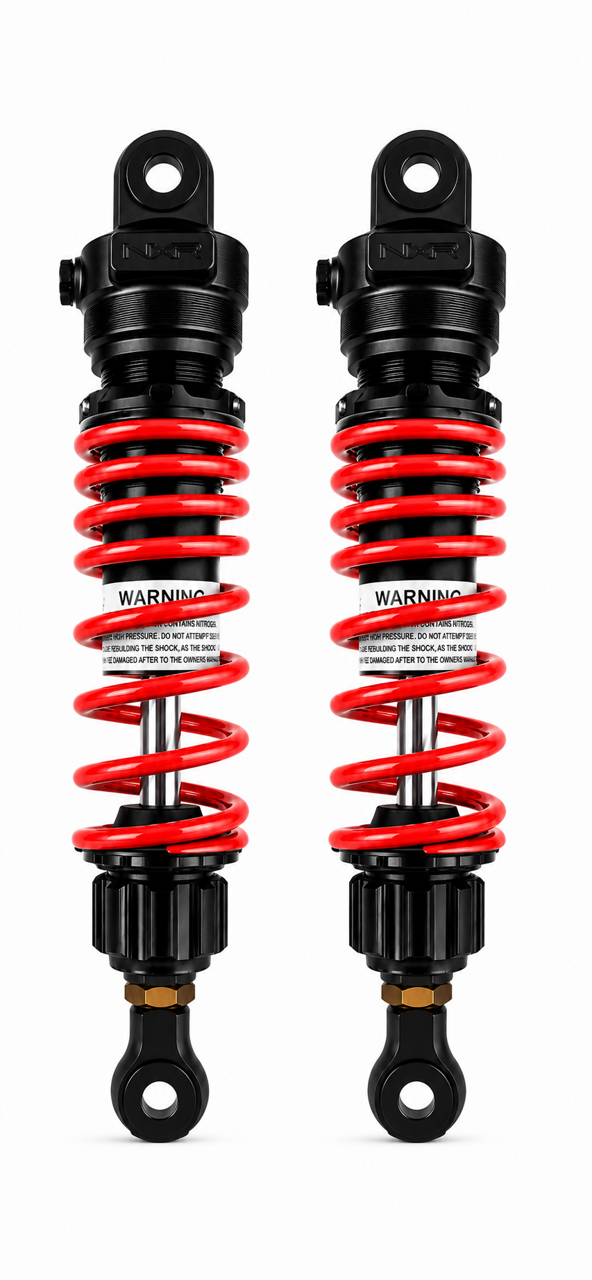 Paire d'amortisseurs arrière réglables NXR RS1 Low Rider 280 mm — Honda Monkey 125 (JB02/JB03/JB05) & Dax 125 (JB04/JB06)