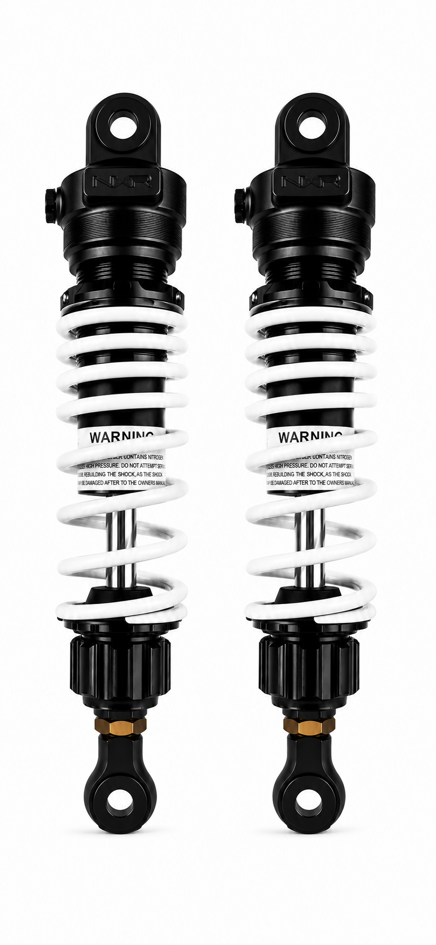 Paire d'amortisseurs arrière réglables NXR RS1 Low Rider 280 mm — Honda Monkey 125 (JB02/JB03/JB05) & Dax 125 (JB04/JB06)