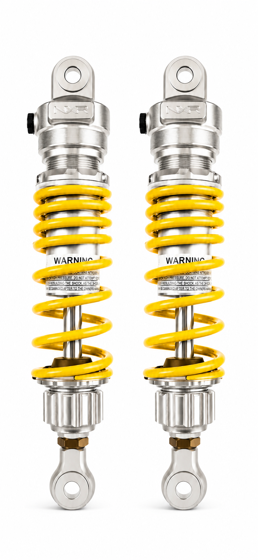 Paire d'amortisseurs arrière réglables NXR RS1 Low Rider 280 mm — Honda Monkey 125 (JB02/JB03/JB05) & Dax 125 (JB04/JB06)