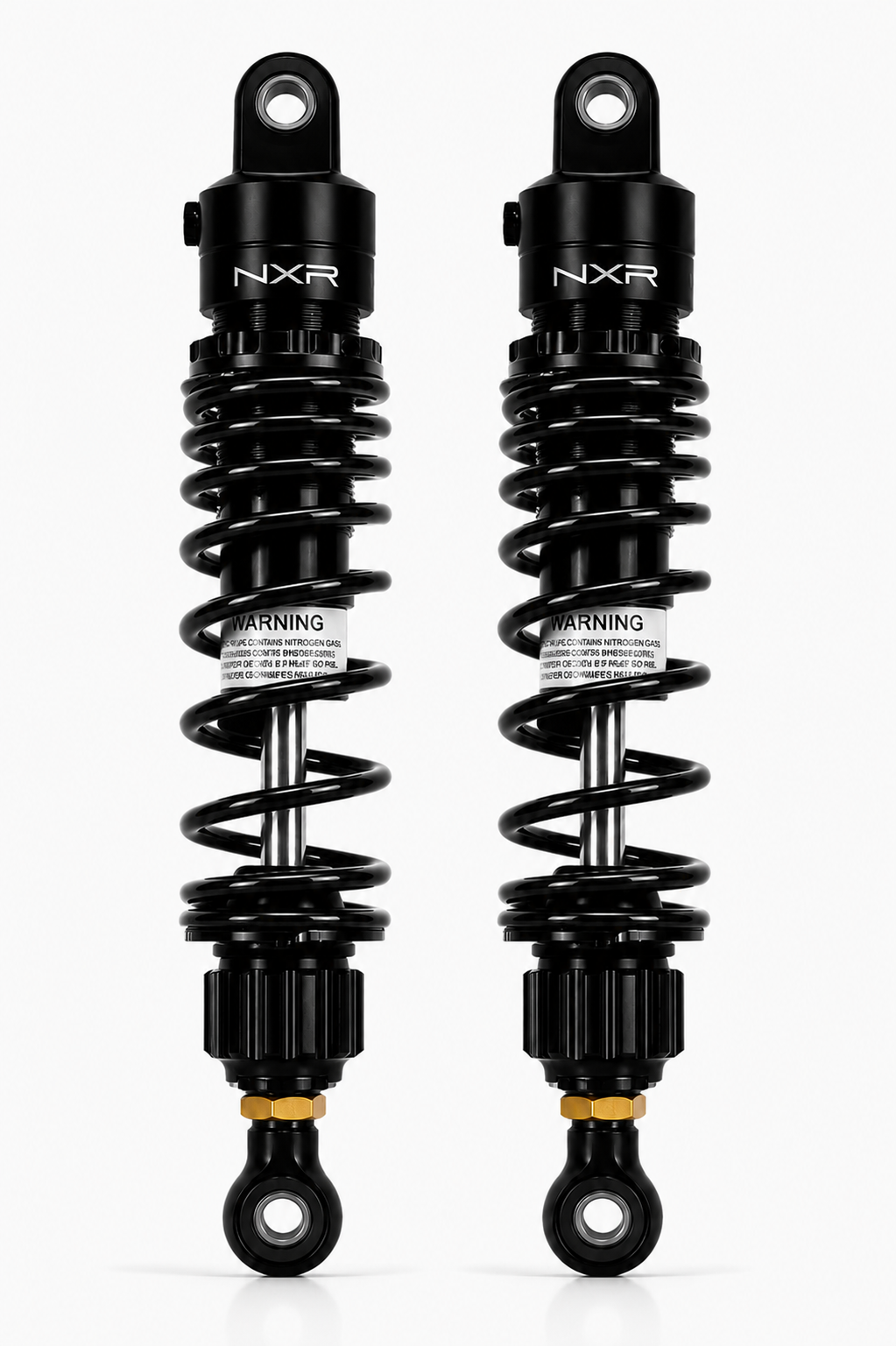 Paire d'amortisseurs arrière réglables NXR RS2 — 330 mm (origine) / 350 mm Off Road — Honda Monkey 125 (JB02/JB03/JB05) & Dax 125 (JB04/JB06)