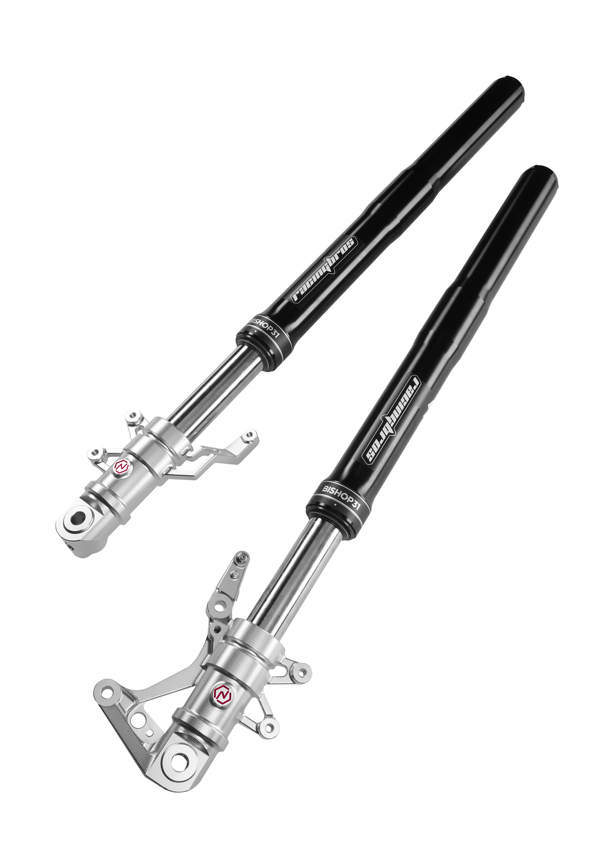 Fourche complète réglable BISHOP31 — RACING BROS — Honda Monkey 125, Dax 125, Grom / MSX