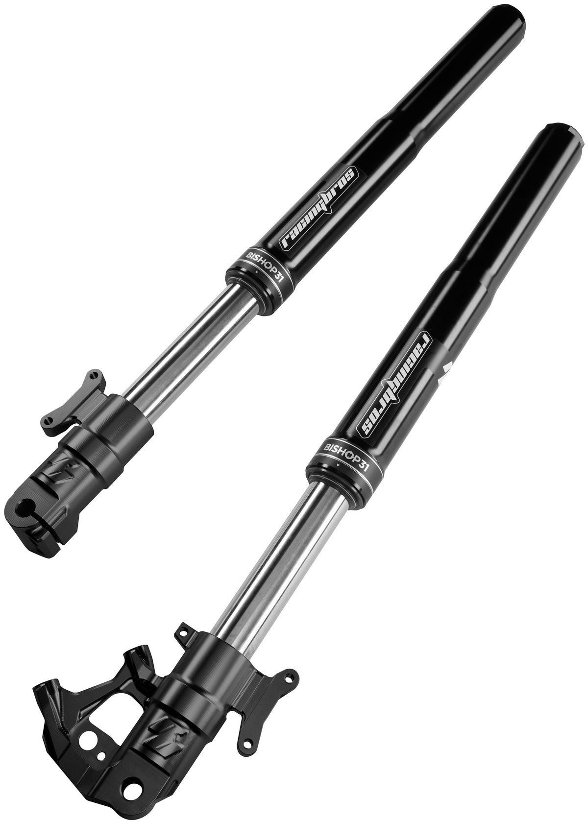 Fourche complète réglable BISHOP31 — RACING BROS — Honda Monkey 125, Dax 125, Grom / MSX