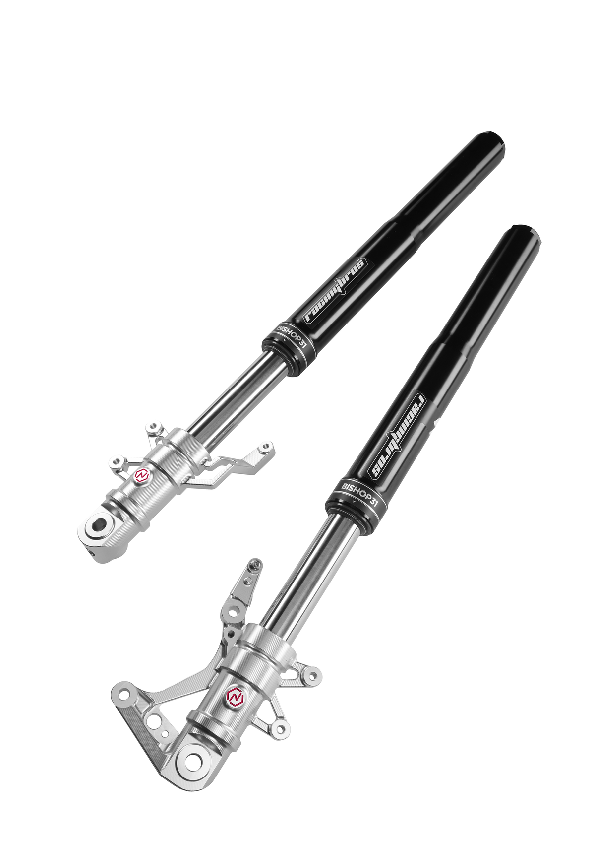 Fourche complète réglable BISHOP31 — RACING BROS — Honda Monkey 125, Dax 125, Grom / MSX