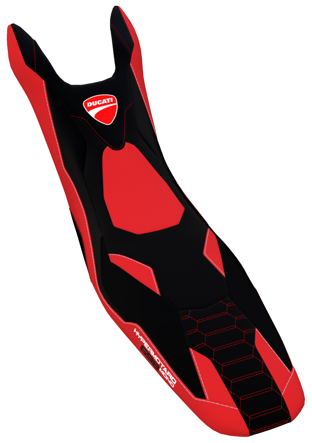 Selle sur-mesure DUCATI HYPERMOTAR D698 rouge