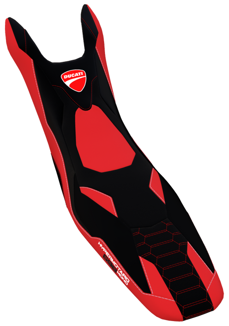 Selle sur-mesure DUCATI HYPERMOTAR D698 rouge
