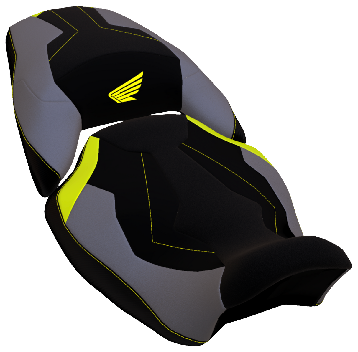 Selle HONDA CB650R jaune gris noir