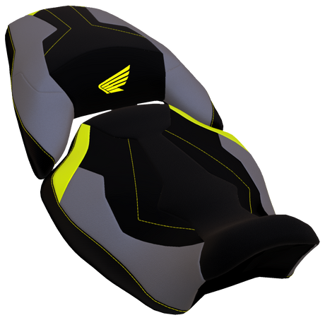 Selle HONDA CB650R jaune gris noir