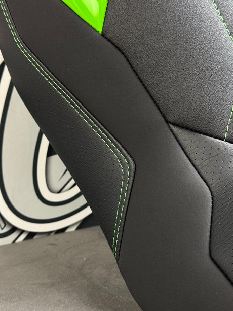 detail selle Kawasaki sur-mesure