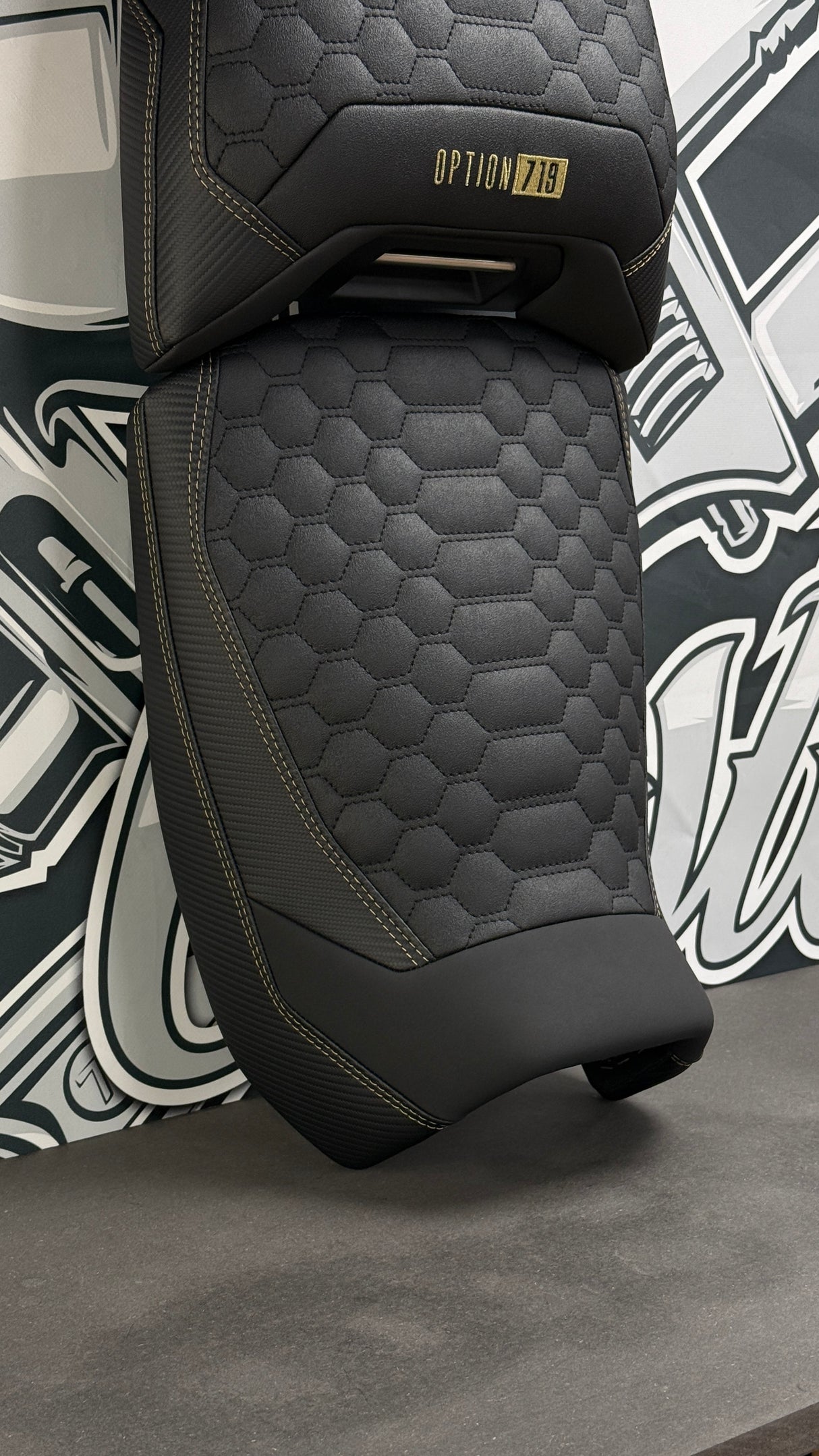 selle moto option 719 noir