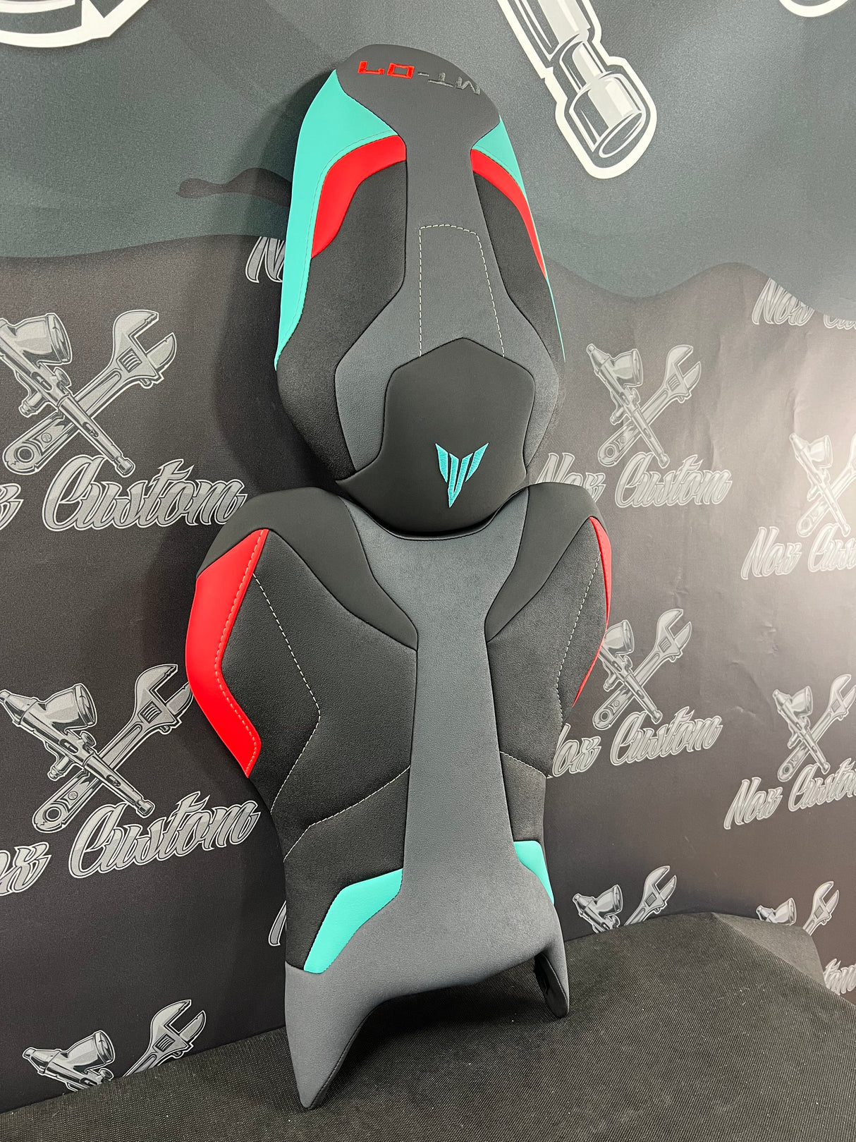 Llenado de sillín para Yamaha MT -07 Fase 2 (2018 a hoy) - Cyan Storm V1