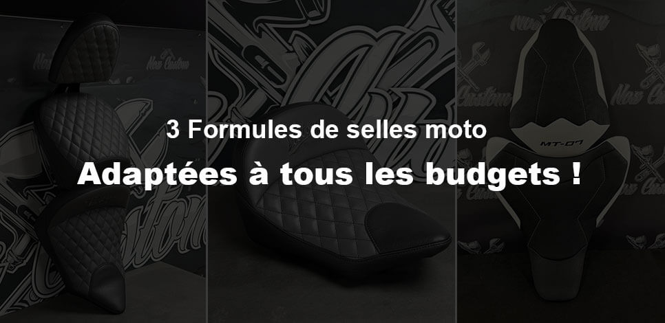formules selles moto sur-mesure pour tous les budgets chez NoxCustom