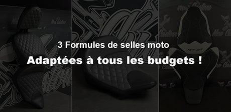 formules selles moto sur-mesure pour tous les budgets chez NoxCustom