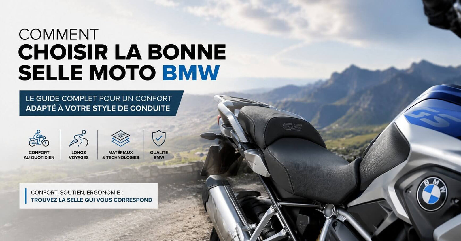 guide complet pour choisir la bonne selle moto BMW