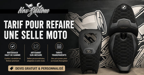 Tarif pour refaire une selle moto chez nox custom en 2026 