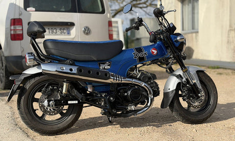 Dax 125 trop haute ? Comment l'abaisser de 90mm et poser les pieds au sol