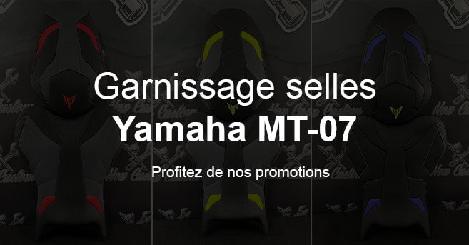 garnissage selles Yamaha MT-07 en promotion en france