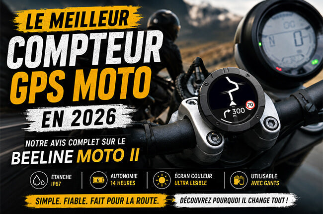 Meilleur compteur GPS moto 2026 – avis complet sur compteur GPS Beeline MOTO II 