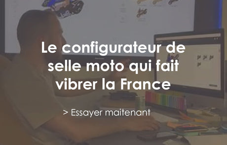 utiliser le meilleur configurateur selle moto en france pour personnaliser votre selle