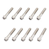 Kit visserie inox carter moteur — Kitaco — Honda Monkey 125 JB-02 & MSX 125 JC61 / JC75 (060-1432210)