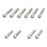 Kit visserie inox carter moteur — Kitaco — Honda Monkey 125 JB-02 & MSX 125 JC61 / JC75 (060-1432210)