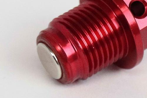 Boulon de vidange magnétique aluminium — SP Takegawa — Honda Monkey 125 / Dax 125 / Grom / MSX (M12×P1.5)