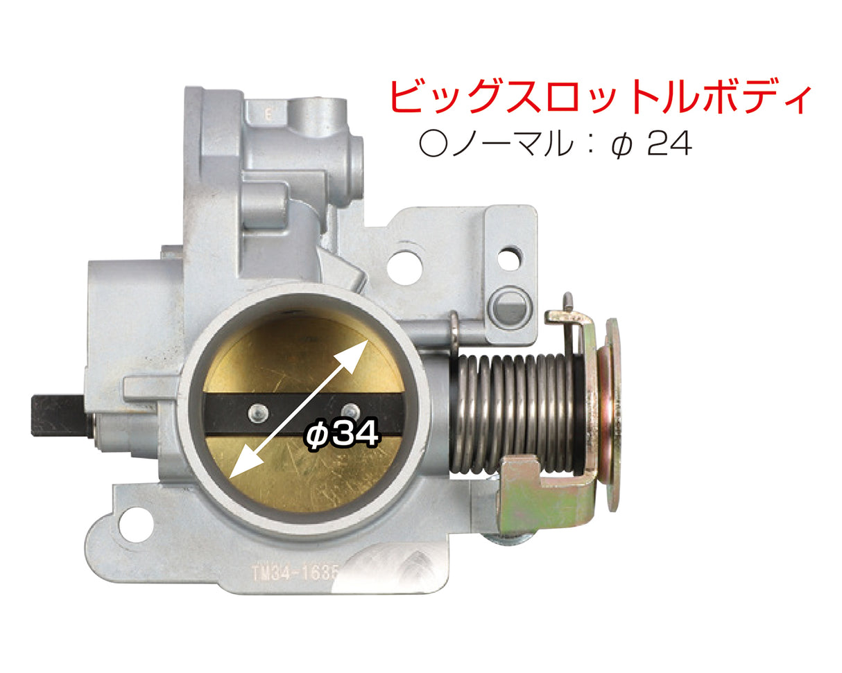 Corps d'injection 34mm KITACO - Honda GROM JC92 & Monkey JB03