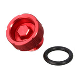Bouchon de remplissage d'huile alu CNC (M20 × P2.5) — Kitaco — Honda Monkey 125, Dax 125, MSX 125 & Grom (307-1310850)