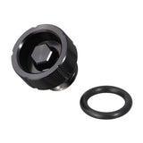 Bouchon de remplissage d'huile alu CNC (M20 × P2.5) — Kitaco — Honda Monkey 125, Dax 125, MSX 125 & Grom (307-1310850)