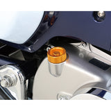 Bouchon de remplissage d'huile alu CNC (M20 × P2.5) — Kitaco — Honda Monkey 125, Dax 125, MSX 125 & Grom (307-1310850)