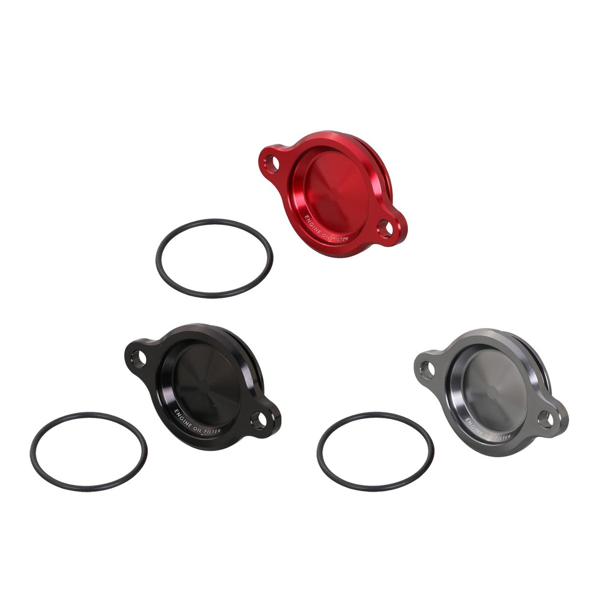 Couvercle de filtre à huile alu CNC — Kitaco — Honda Monkey 125 JB03 / JB05, Dax 125 JB04 / JB06 & Grom JC92 (390-1001050)