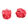 Bouchons supérieurs de fourche alu CNC (paire) — Kitaco — Honda Monkey 125, Dax 125, MSX 125 & Grom (502-1001090)