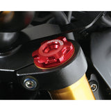 Bouchons supérieurs de fourche alu CNC (paire) — Kitaco — Honda Monkey 125, Dax 125, MSX 125 & Grom (502-1001090)