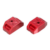 Caches de tendeurs de chaîne alu CNC (paire) — Kitaco — Honda Dax 125 JB-04 / JB-06 & Grom JC92 (519-1452920)