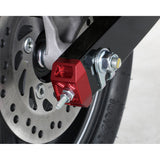 Caches de tendeurs de chaîne alu CNC (paire) — Kitaco — Honda Dax 125 JB-04 / JB-06 & Grom JC92 (519-1452920)