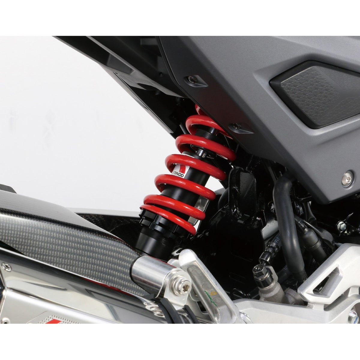 Amortisseur arrière réglable en précharge — Kitaco — Honda MSX 125 JC61 / JC75 & Grom JC92 (520-1432120)
