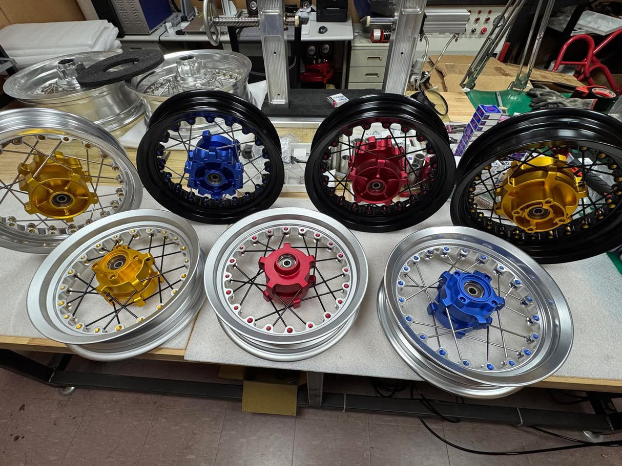 Paire de jantes à rayon DOUBRO - CNC