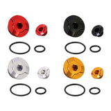 Bouchons de carter (calage / volant moteur) alu CNC — Kitaco — Honda Monkey 125, Dax 125, MSX 125 & Grom (753-1001050)