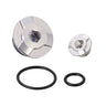 Bouchons de carter (calage / volant moteur) alu CNC — Kitaco — Honda Monkey 125, Dax 125, MSX 125 & Grom (753-1001050)