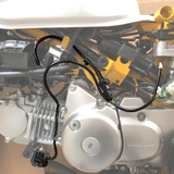 Pontet superior con su termómetro LED TakeGawa - Honda Monkey JB02